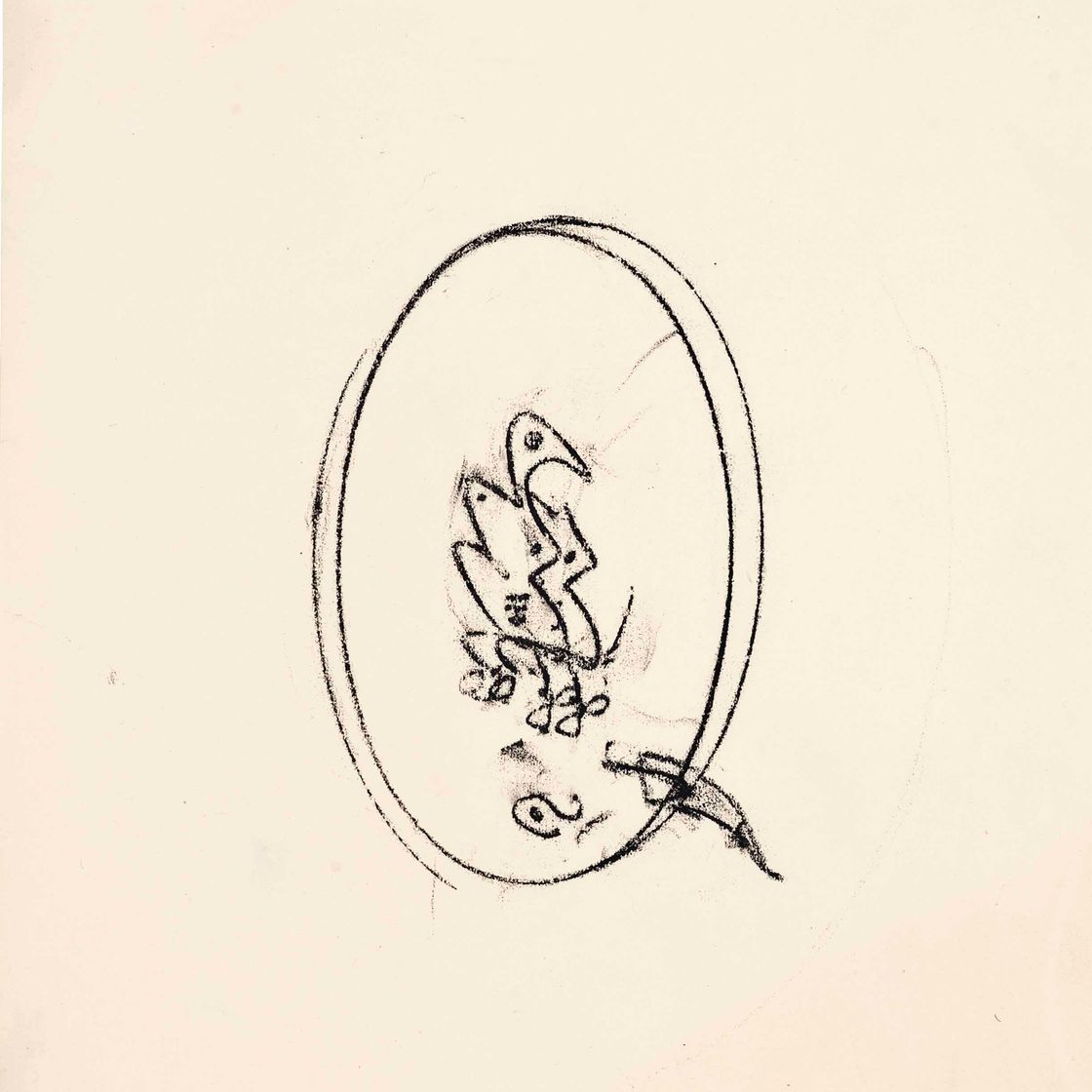 Max Ernst — Инициал Q