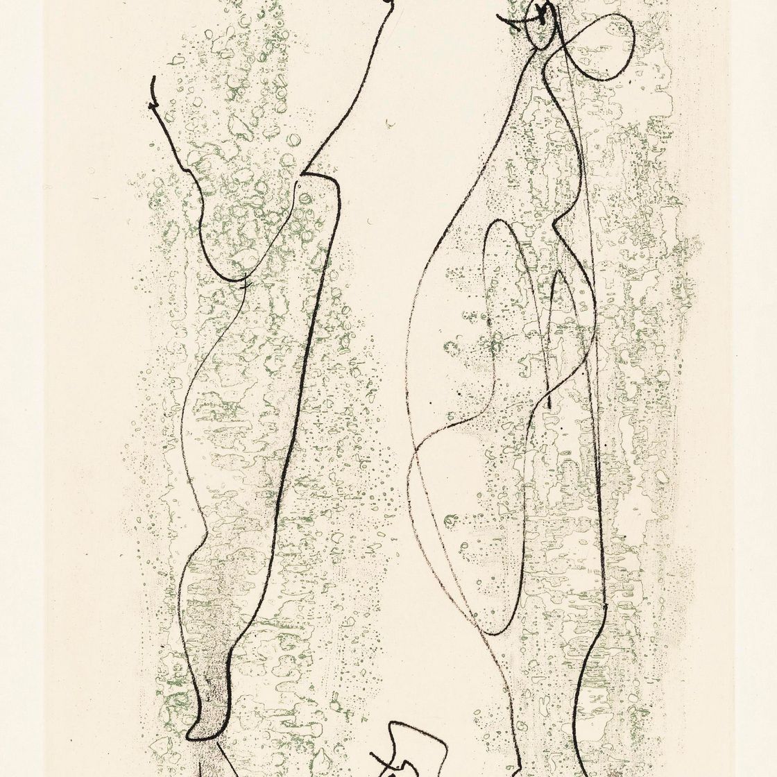 Max Ernst — Одна тарелка, от: Les chiens ont soif (S. & L. 98)