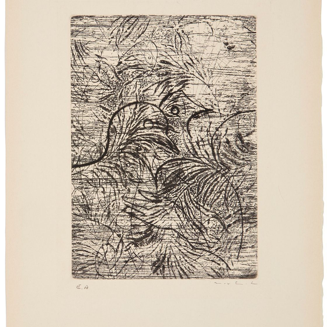 Max Ernst — Без названия, от Paroles Peintes
