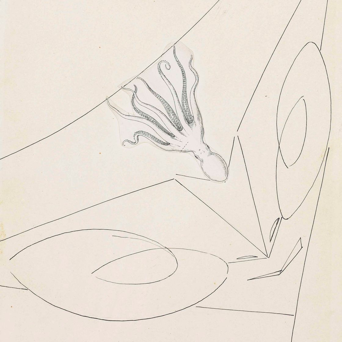 Max Ernst — Иллюстрация для "Галантного бребиса"