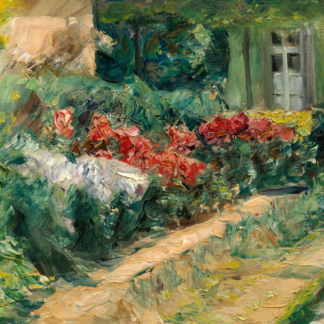 Max Liebermann — Блюменштауден в Гартнерхойшене на севере Германии, изображение 1