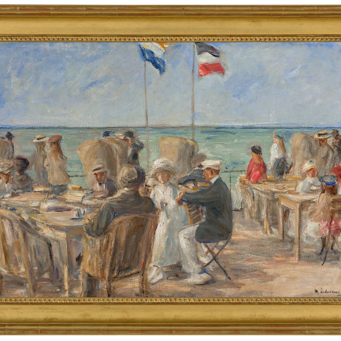 Max Liebermann — Страндтеррассе в Нордвейке (Huis ter Duin), изображение 2