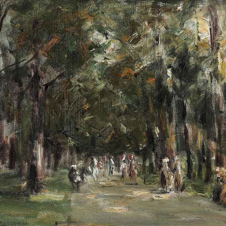Max Liebermann — Аллея в Тиргартене