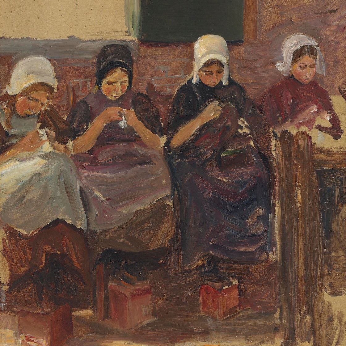 Max Liebermann — Няэнде Мэд-Чен в Хейзене
