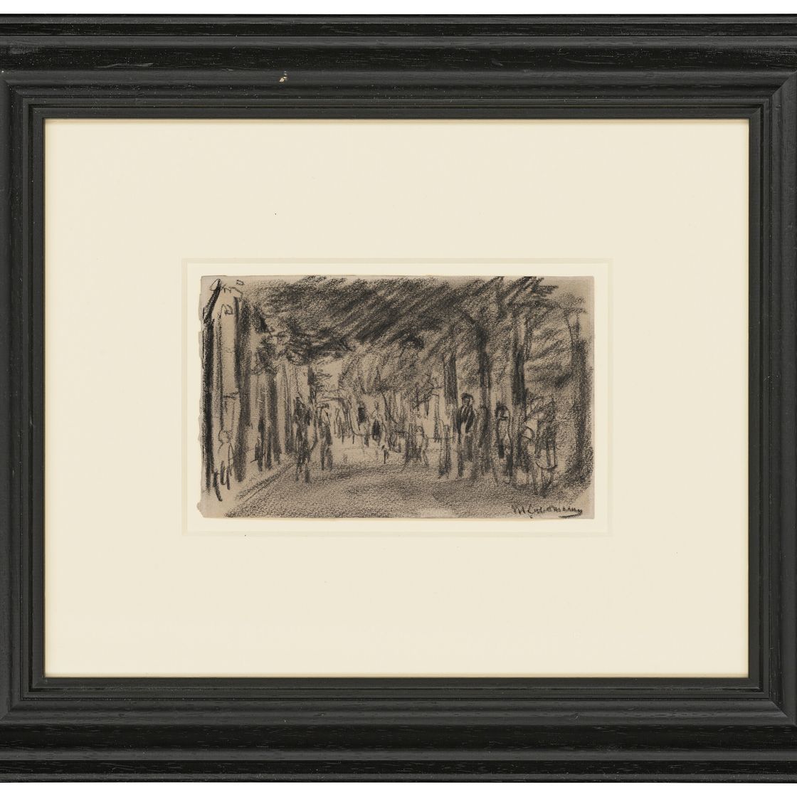 Max Liebermann — Пешеходная улица Дорфштрассе, изображение 2