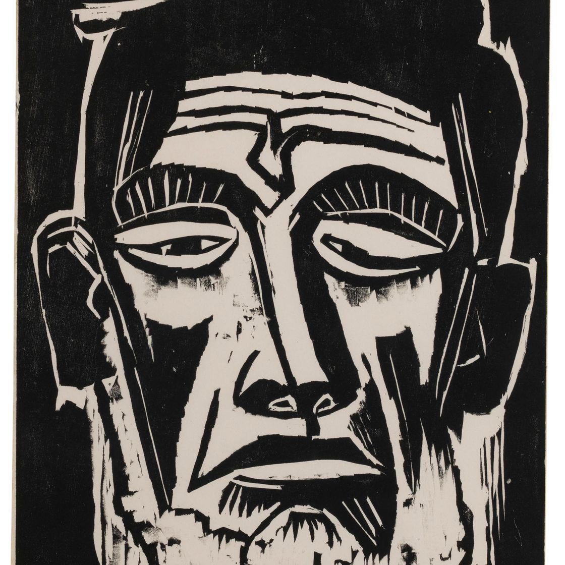 Max Pechstein — Копф айнес Зееманн (Fischerkopf), из "Арно Хольц за кулисами", музей немецкого искусства