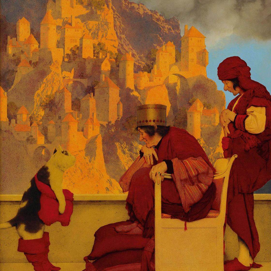 Maxfield Parrish — Кот в сапогах
