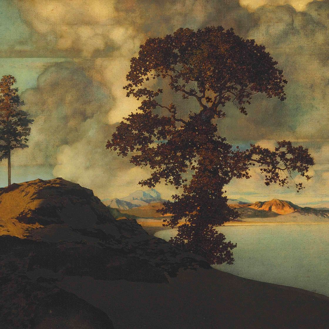 Maxfield Parrish — Атласный пейзаж