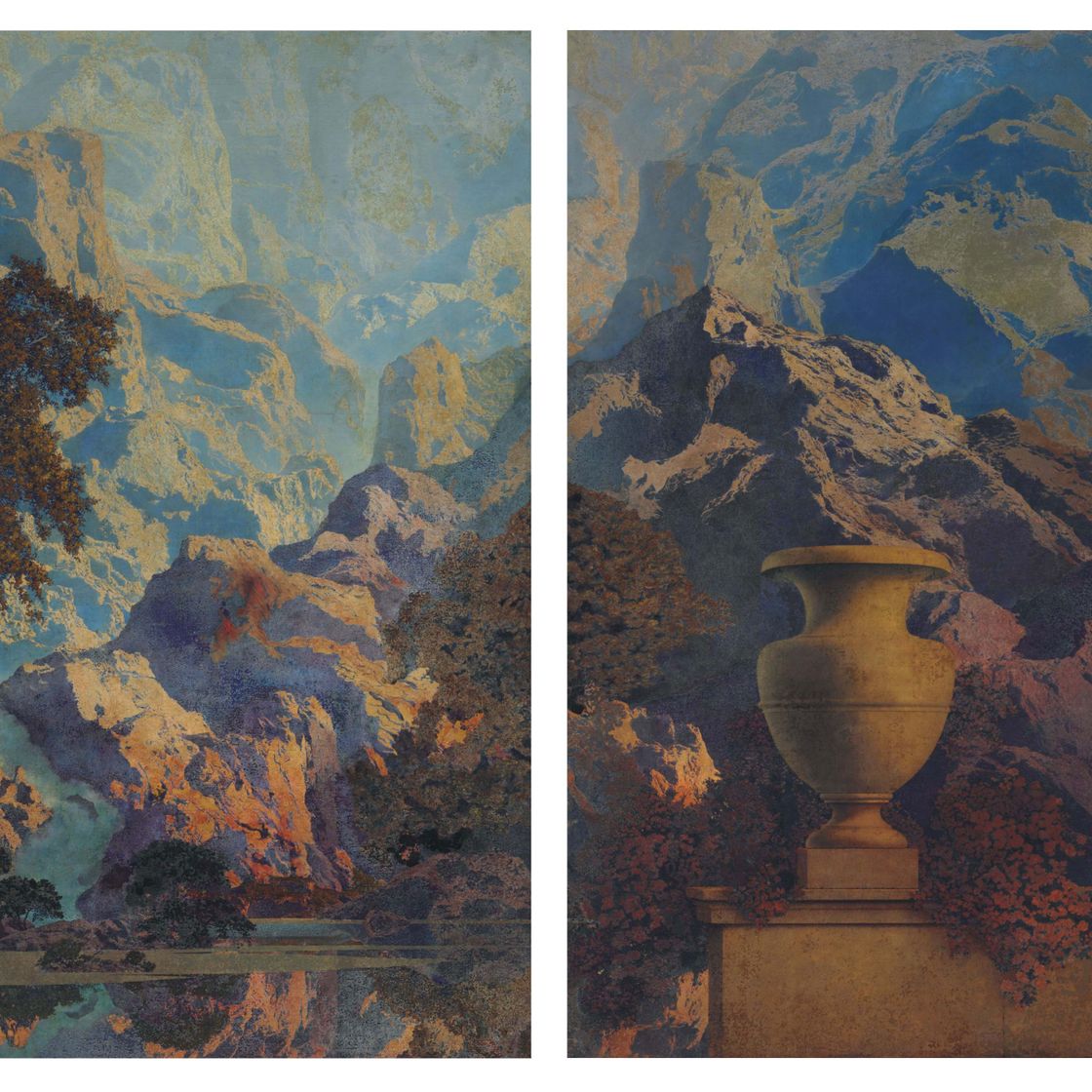 Maxfield Parrish — Фреска Дюпона