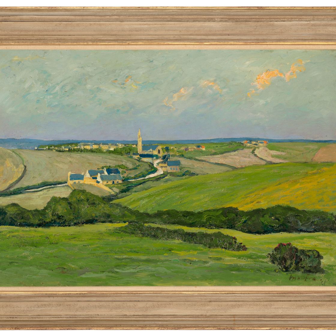Maxime Maufra — Улица в деревне, изображение 2