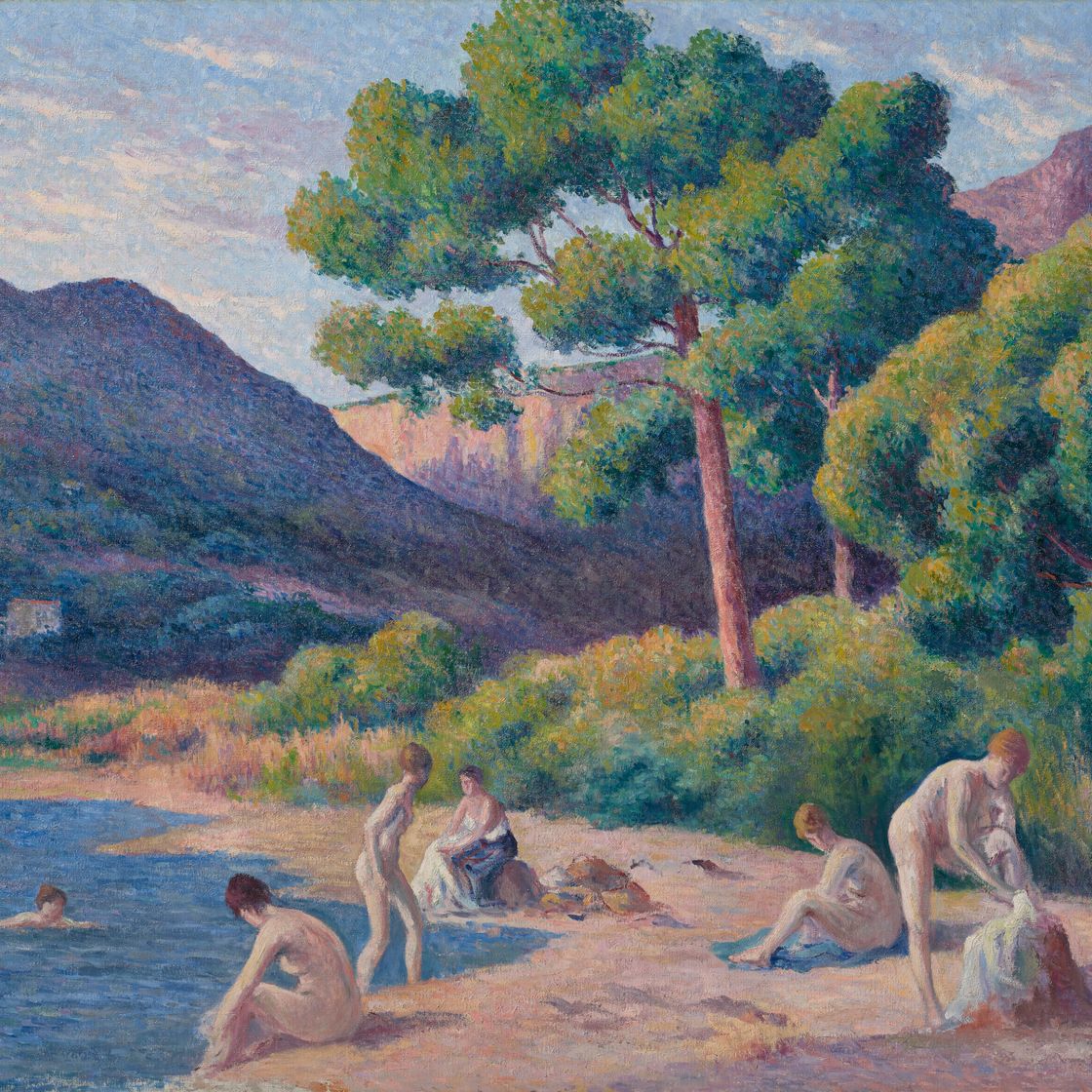 Maximilien Luce — Гости из Сен-Тропе, изображение 1