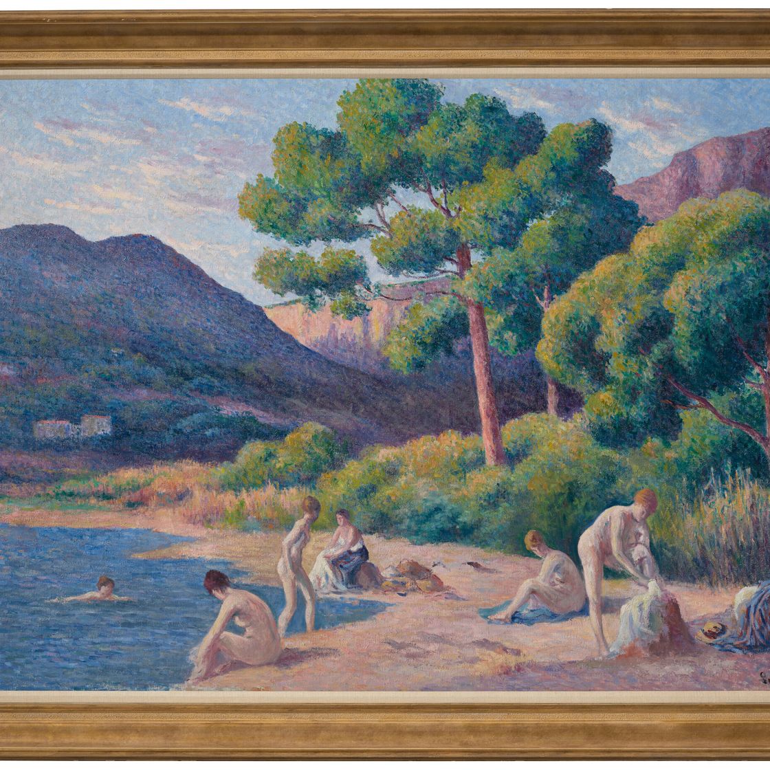 Maximilien Luce — Гости из Сен-Тропе, изображение 2