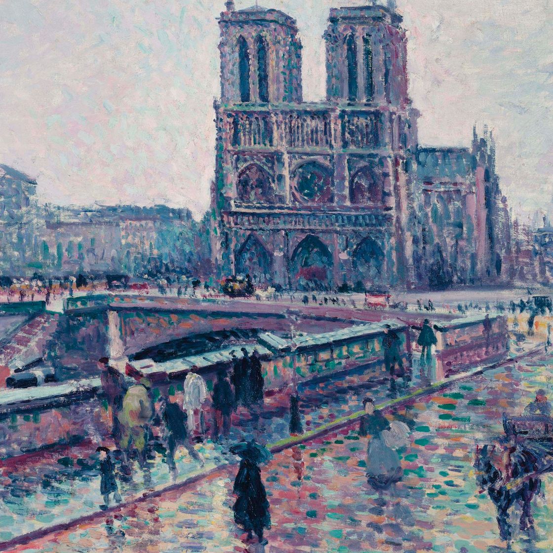 Maximilien Luce — Берега Сены рядом с Нотр-Дам-су-ла-Плю