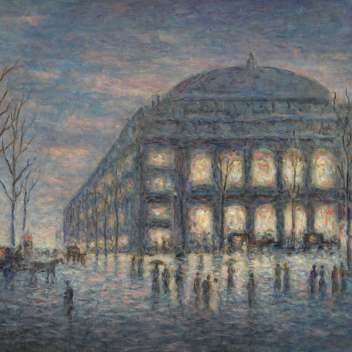 Maximilien Luce — Париж, площадь театра Шатле