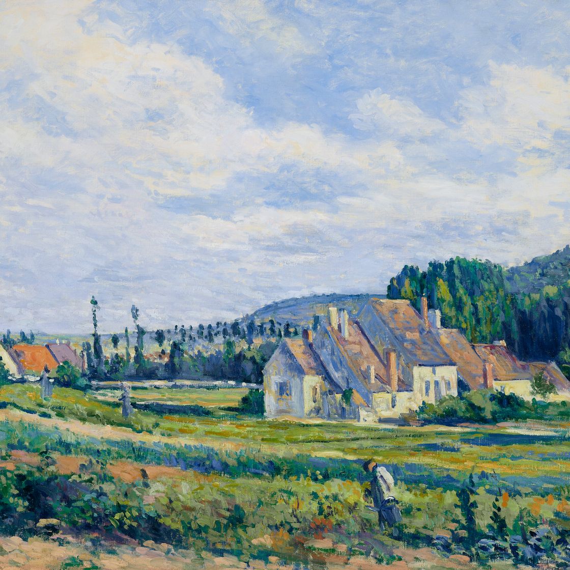 Maximilien Luce — Пейсаж д'Арси-сюр-Кюре, изображение 1