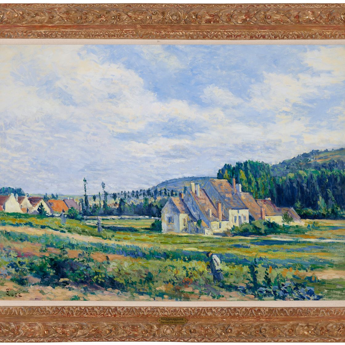 Maximilien Luce — Пейсаж д'Арси-сюр-Кюре, изображение 3