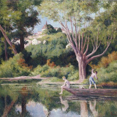 Maximilien Luce — Ролльбуаз, ла-баньяд