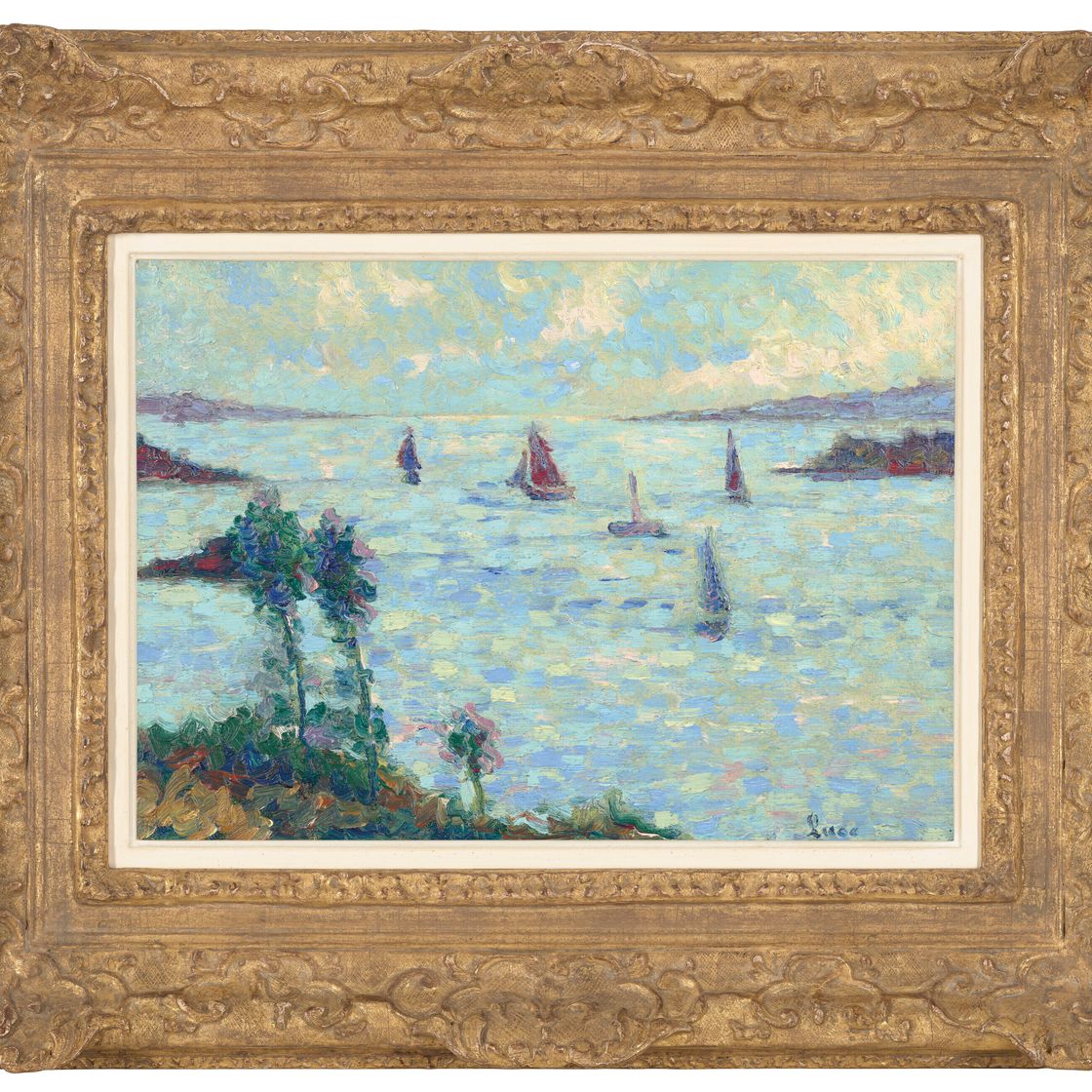 Maximilien Luce — Вуали большого размера в Кермустере, изображение 2