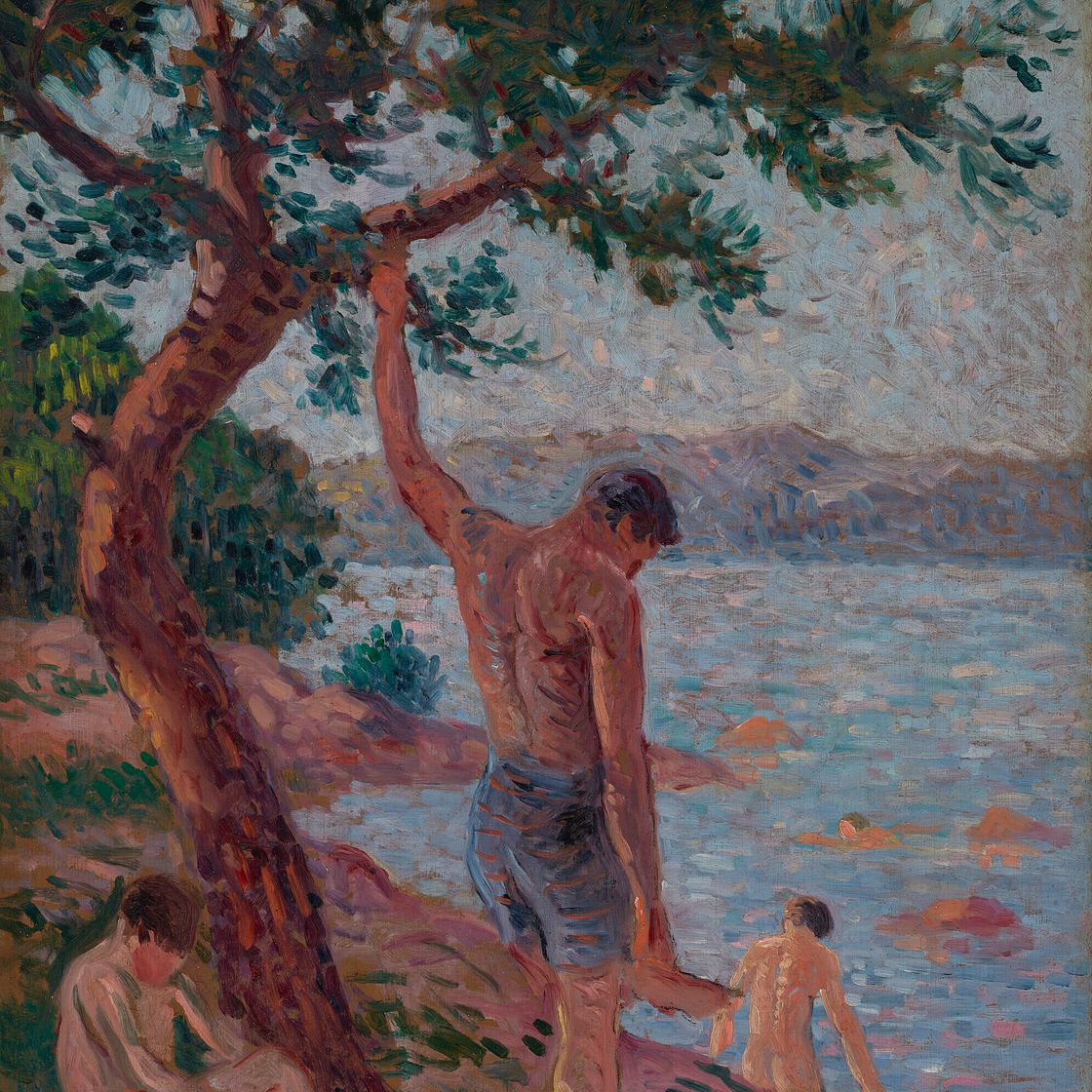 Maximilien Luce — Сен-Тропе, беньер-су-ла-пинед, изображение 1