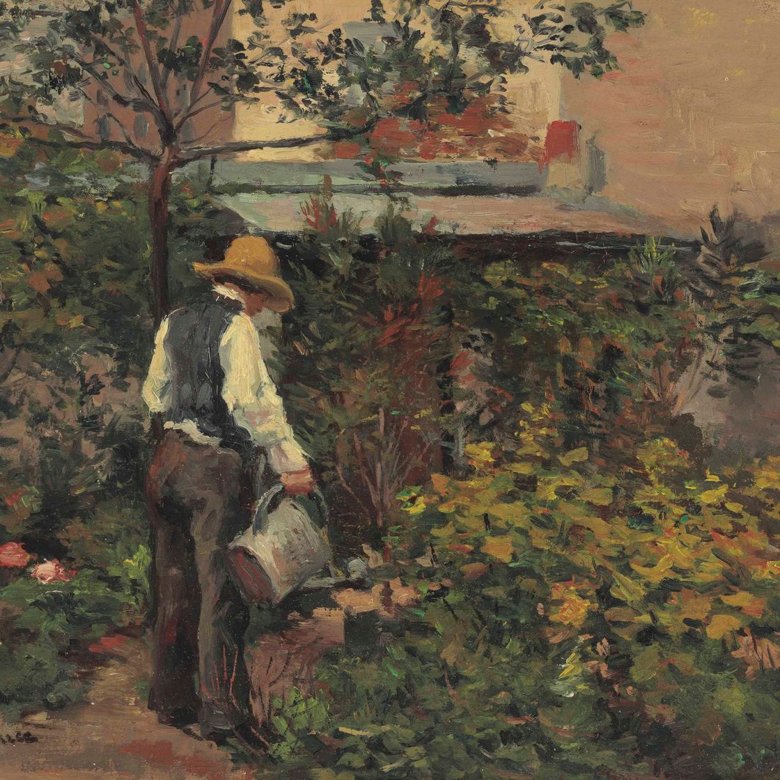Maximilien Luce — Отцовский сад без сына в Буа-ле-Руа