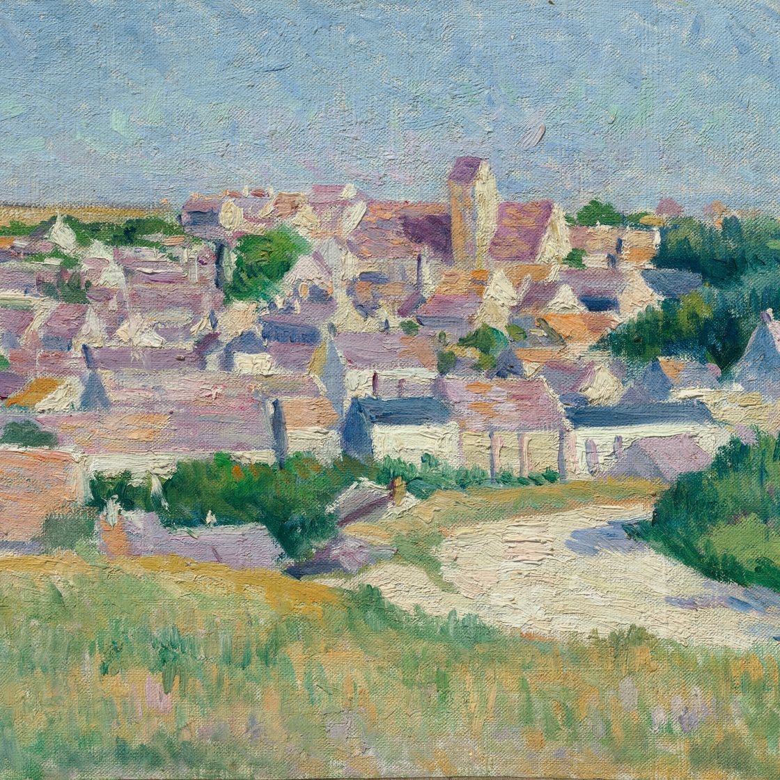 Maximilien Luce — Мулине, вход в деревню, изображение 1