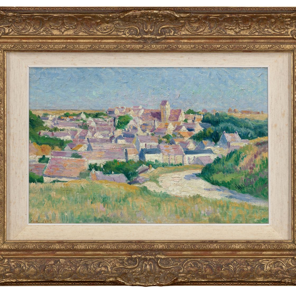 Maximilien Luce — Мулине, вход в деревню, изображение 2