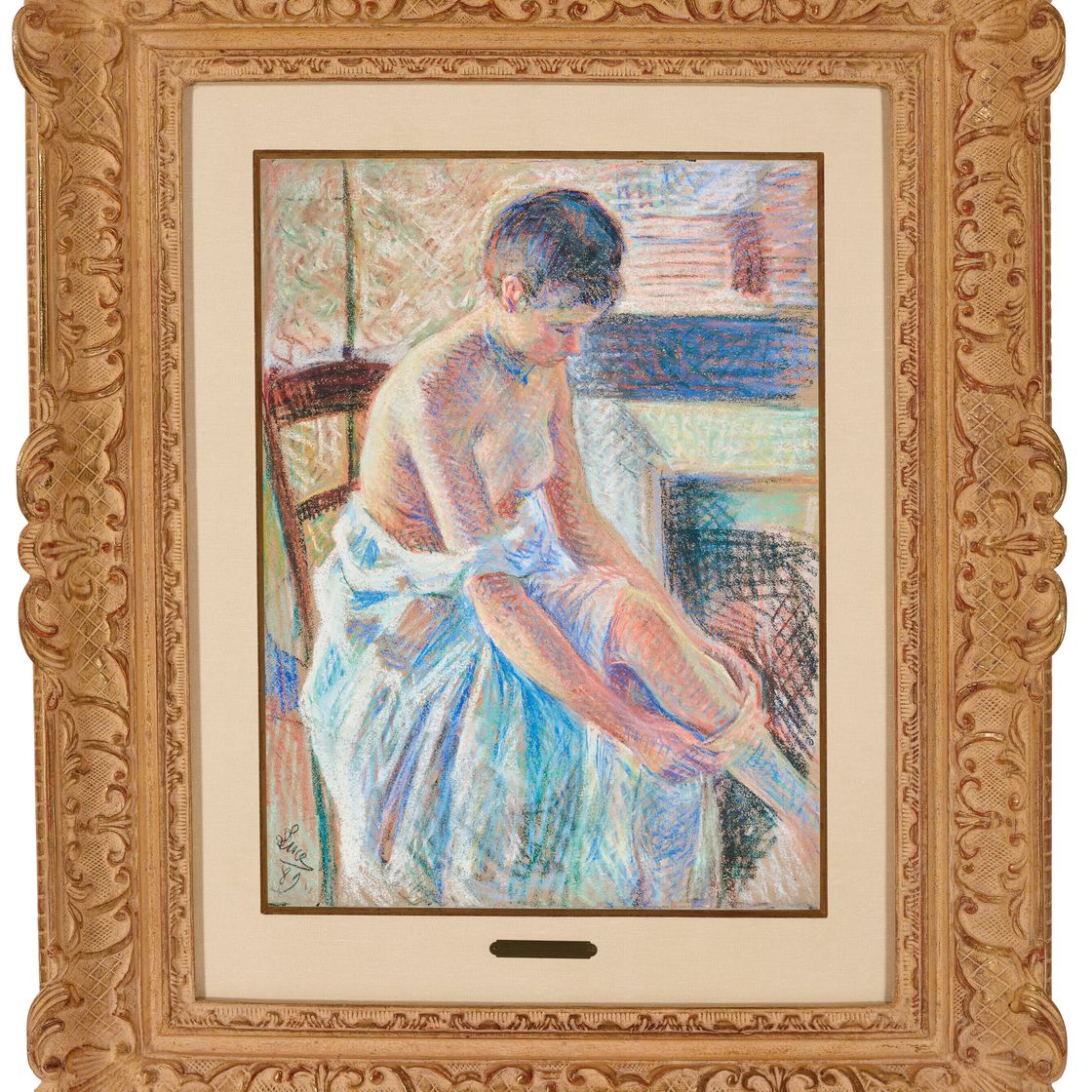 Maximilien Luce — Женщина, подходящая для этого., изображение 2
