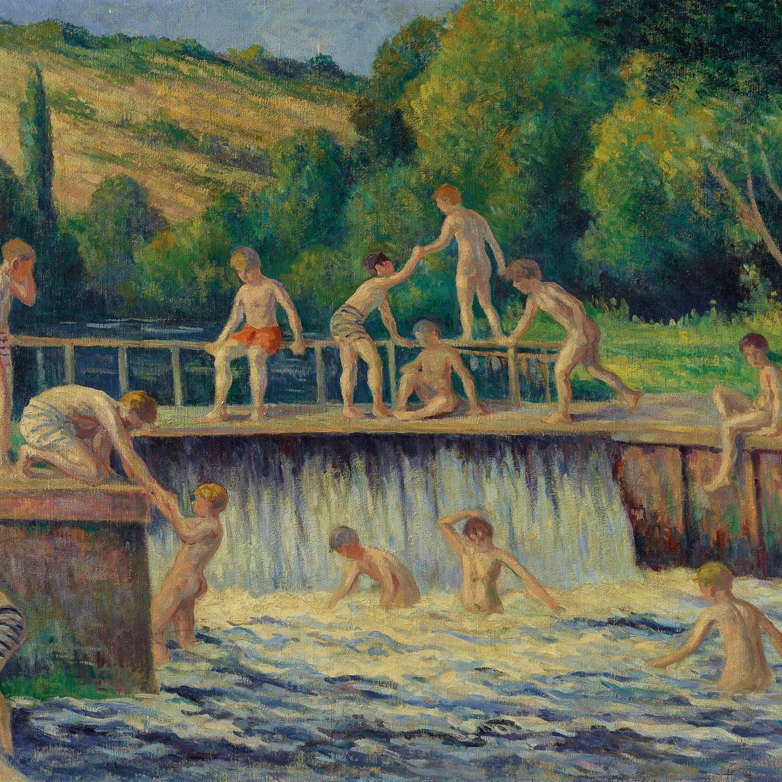 Maximilien Luce — Баньяд в Бесси-сюр-Кюре