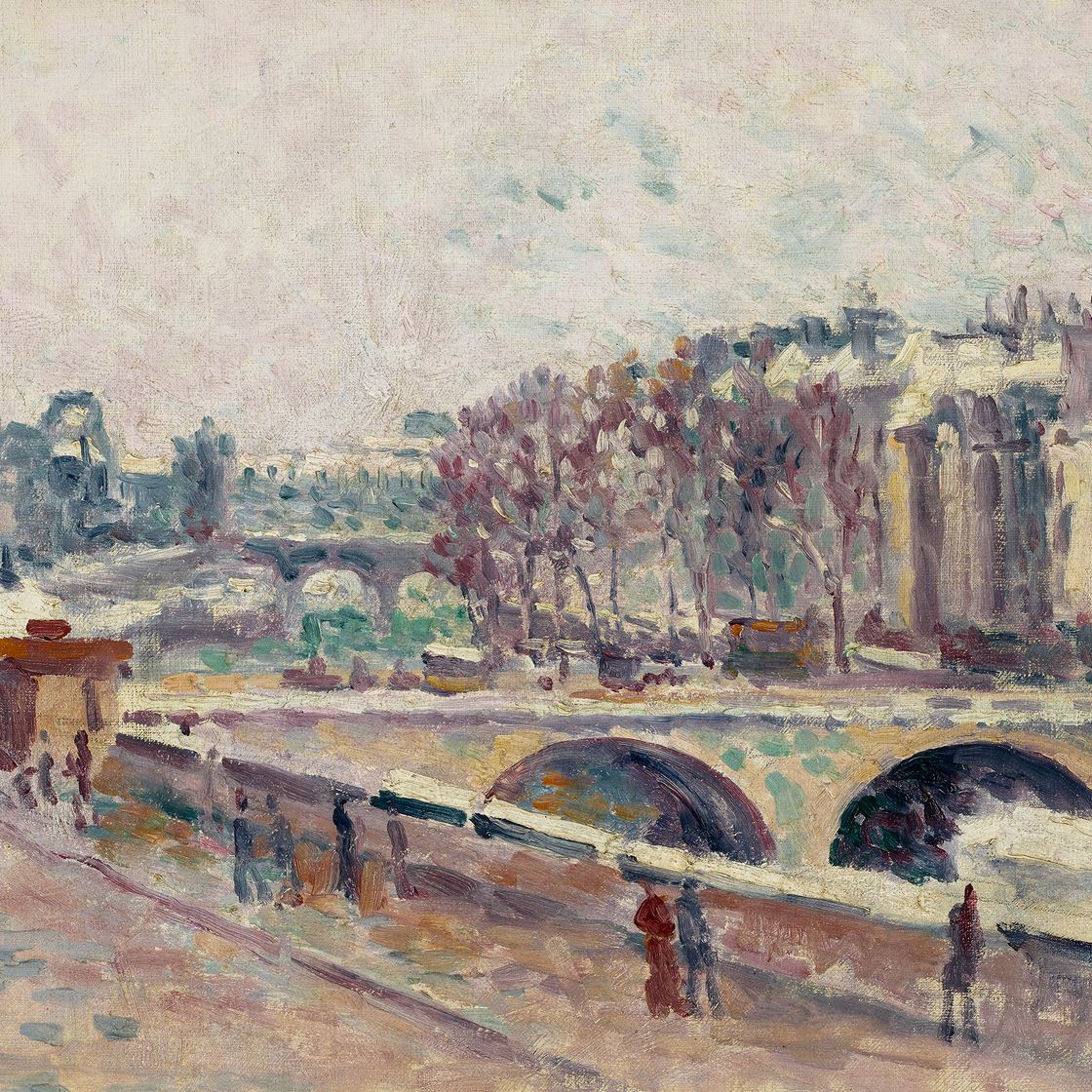 Maximilien Luce — Набережная Сен-Мишель, изображение 1