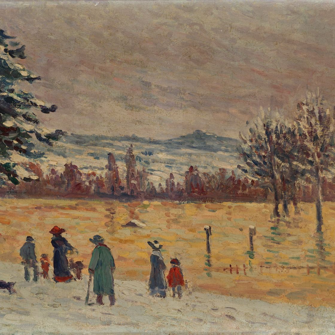 Maximilien Luce — Знакомство с Лонгчампом, изображение 1