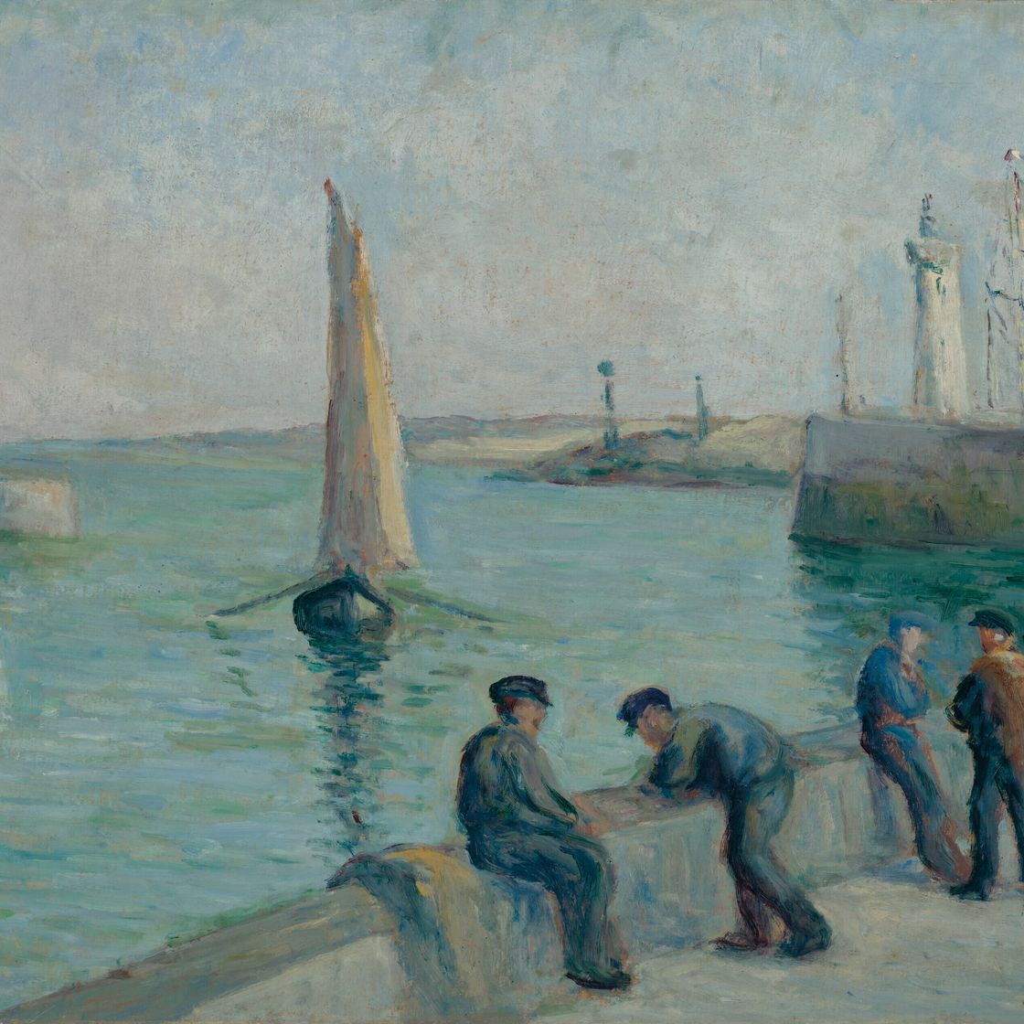 Maximilien Luce — Онфлер, Пешер-сюр-ле-Порт, изображение 1