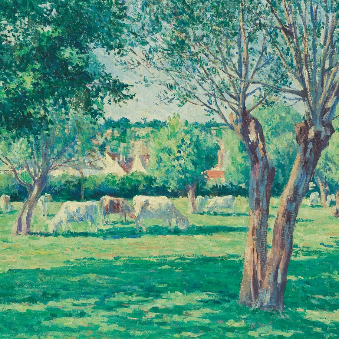 Maximilien Luce — Эраньи, труппа танцоров под открытым небом