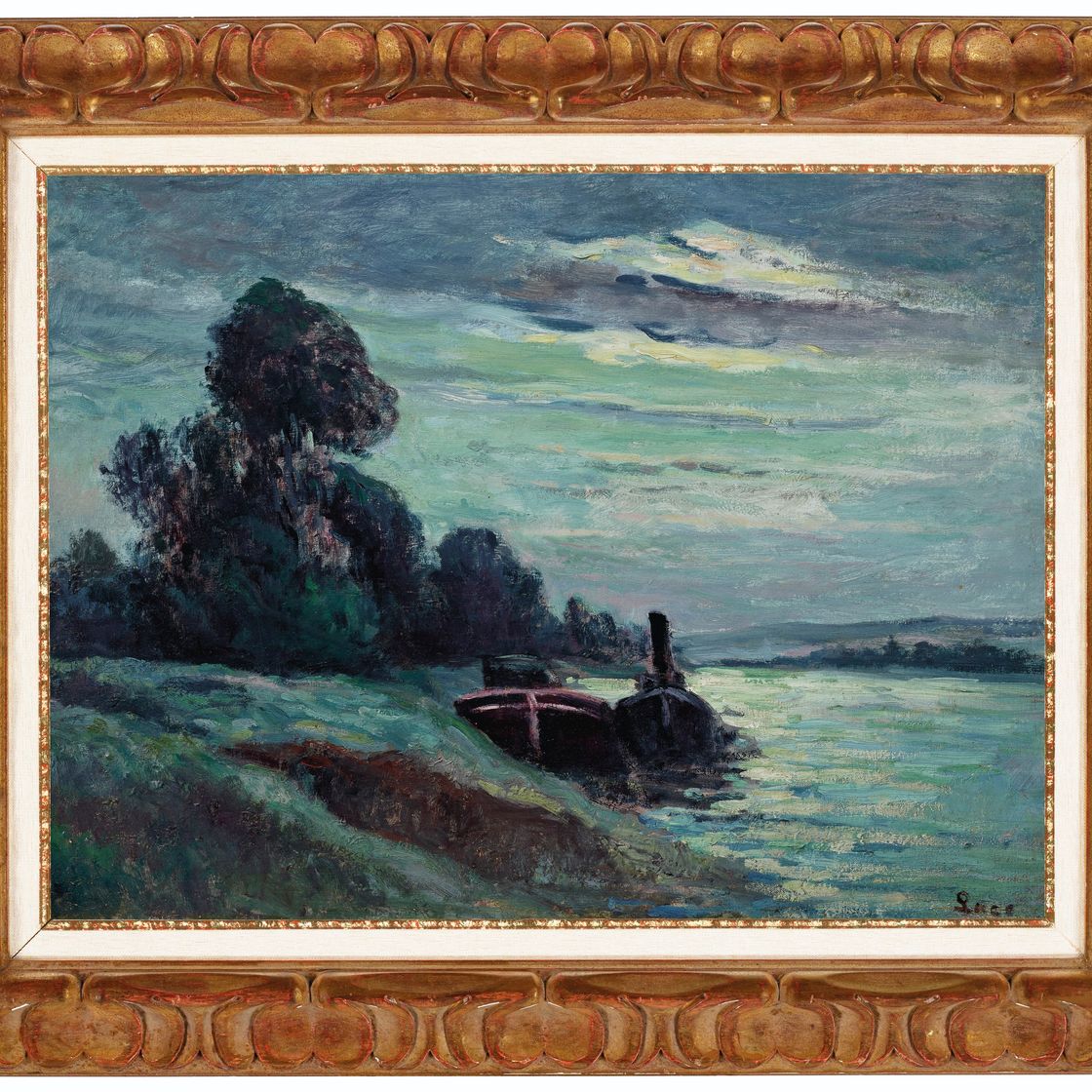 Maximilien Luce — Пениши на берегу Сены, изображение 2