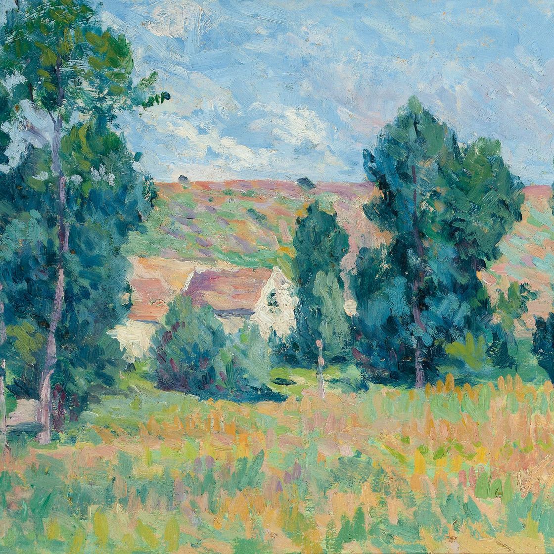 Maximilien Luce — Мулине, ужин на ферме