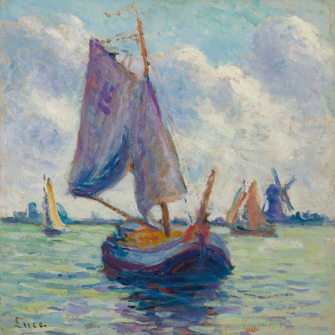 Maximilien Luce — Голландское поле битвы, изображение 1