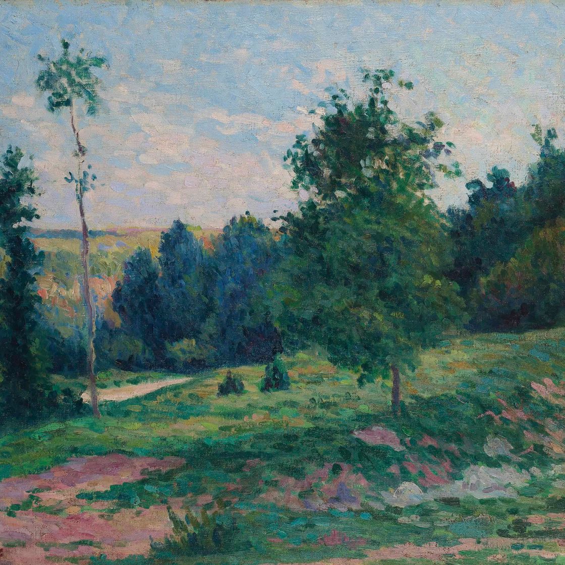 Maximilien Luce — Пейсаж, окрестности Мулине