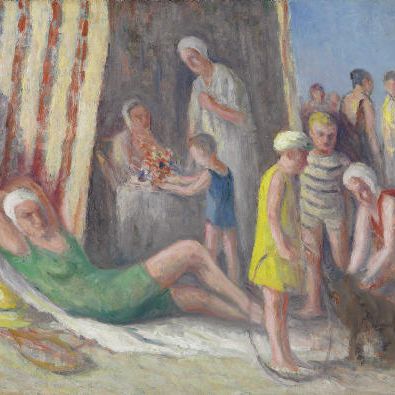 Maximilien Luce — На пляже Трепорта