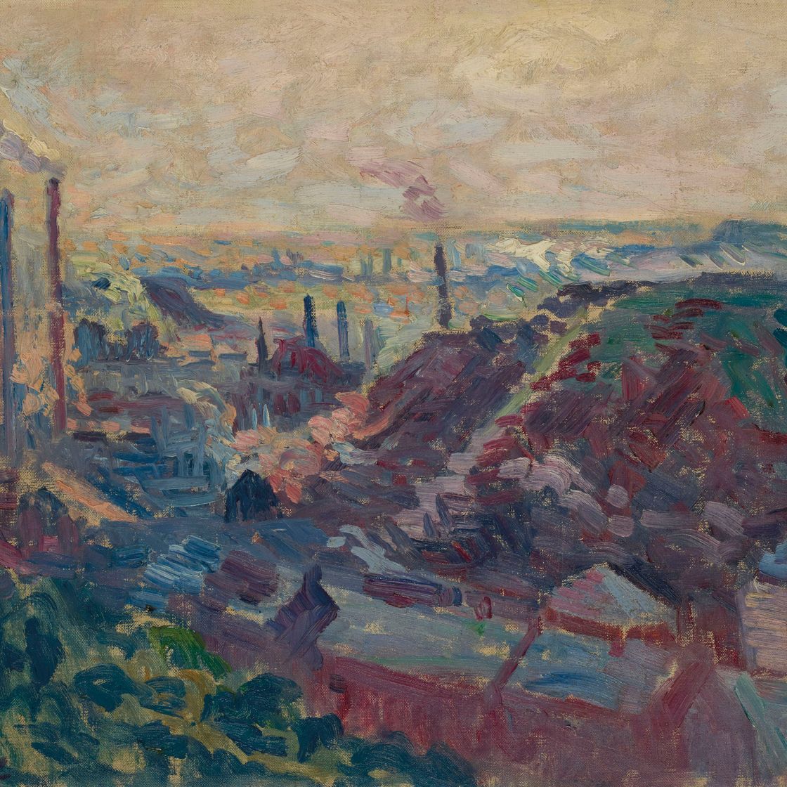 Maximilien Luce — Промышленная долина Самбра