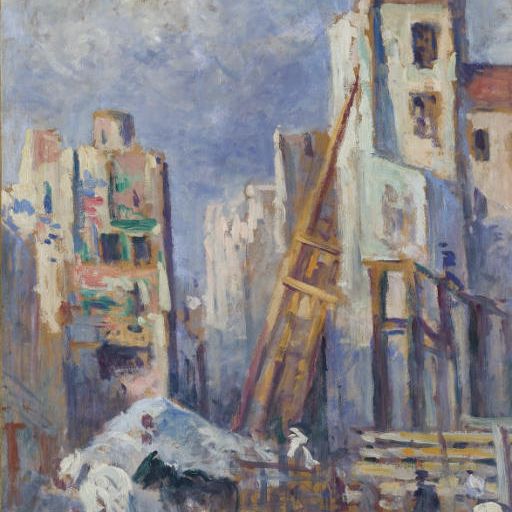 Maximilien Luce — Площадь восстания, улица Реомюр