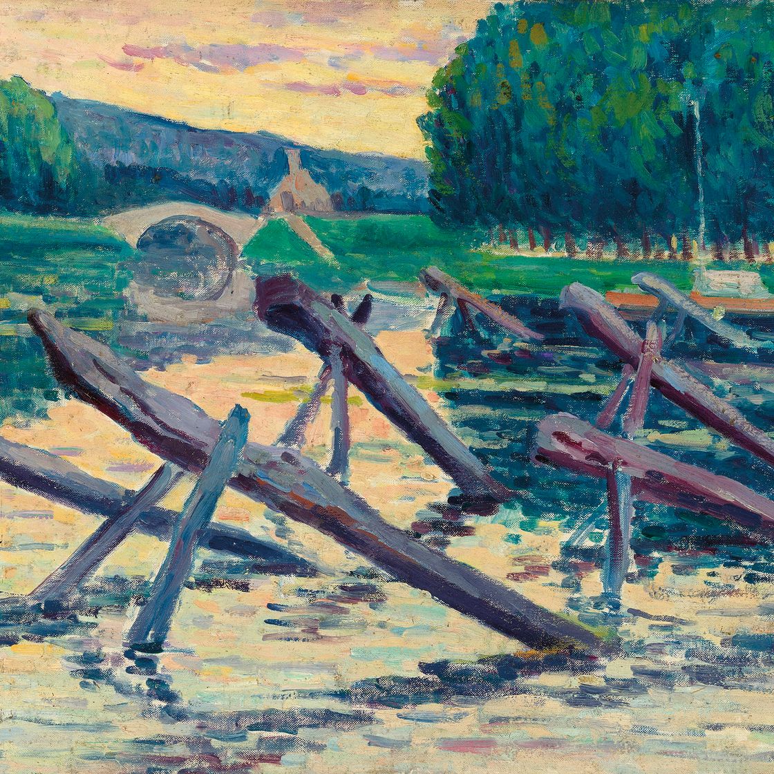 Maximilien Luce — Кавалеры на излечении