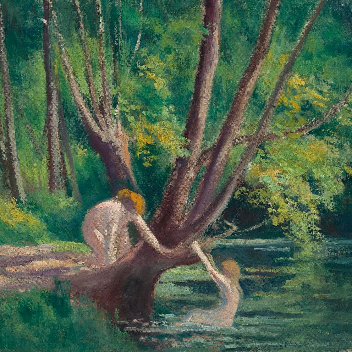 Maximilien Luce — Баньезы в роллбуазе