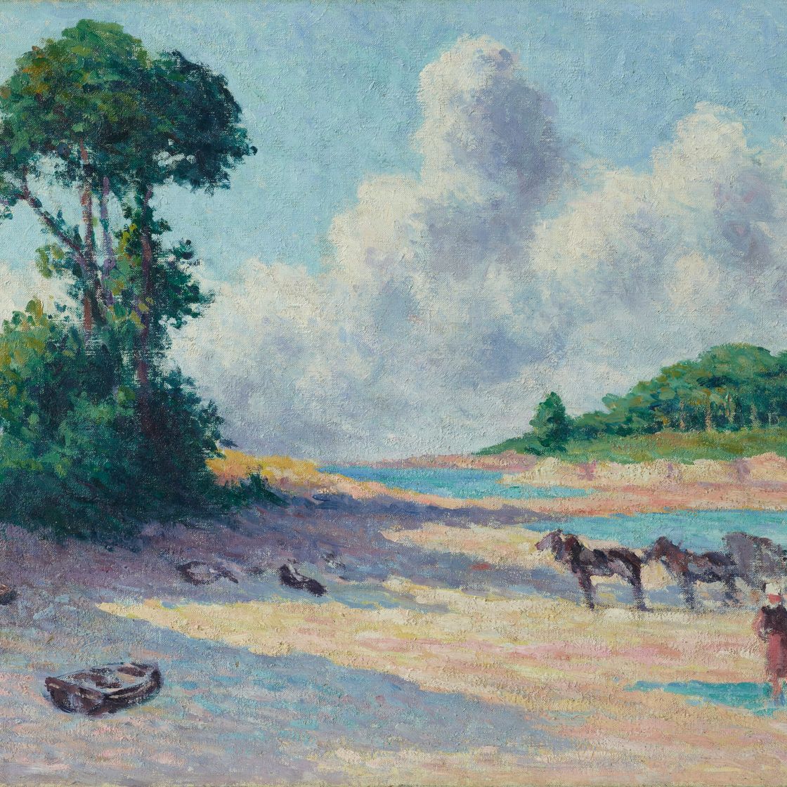 Maximilien Luce — Кермустер, Амбушюр-дю-Трие, изображение 1