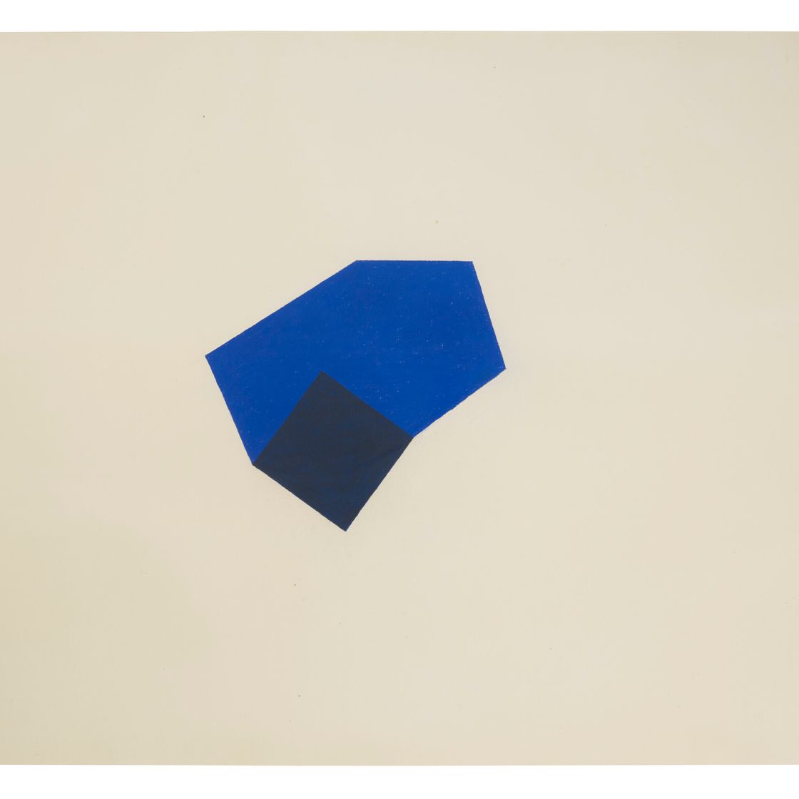 Mel Bochner — Семиугольник с черным квадратом