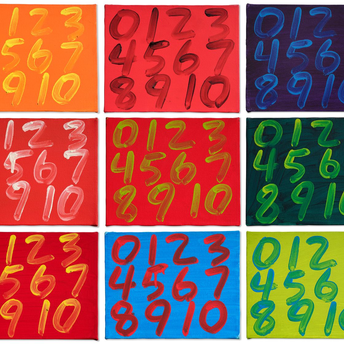 Mel Bochner — Счет 0-10 #1