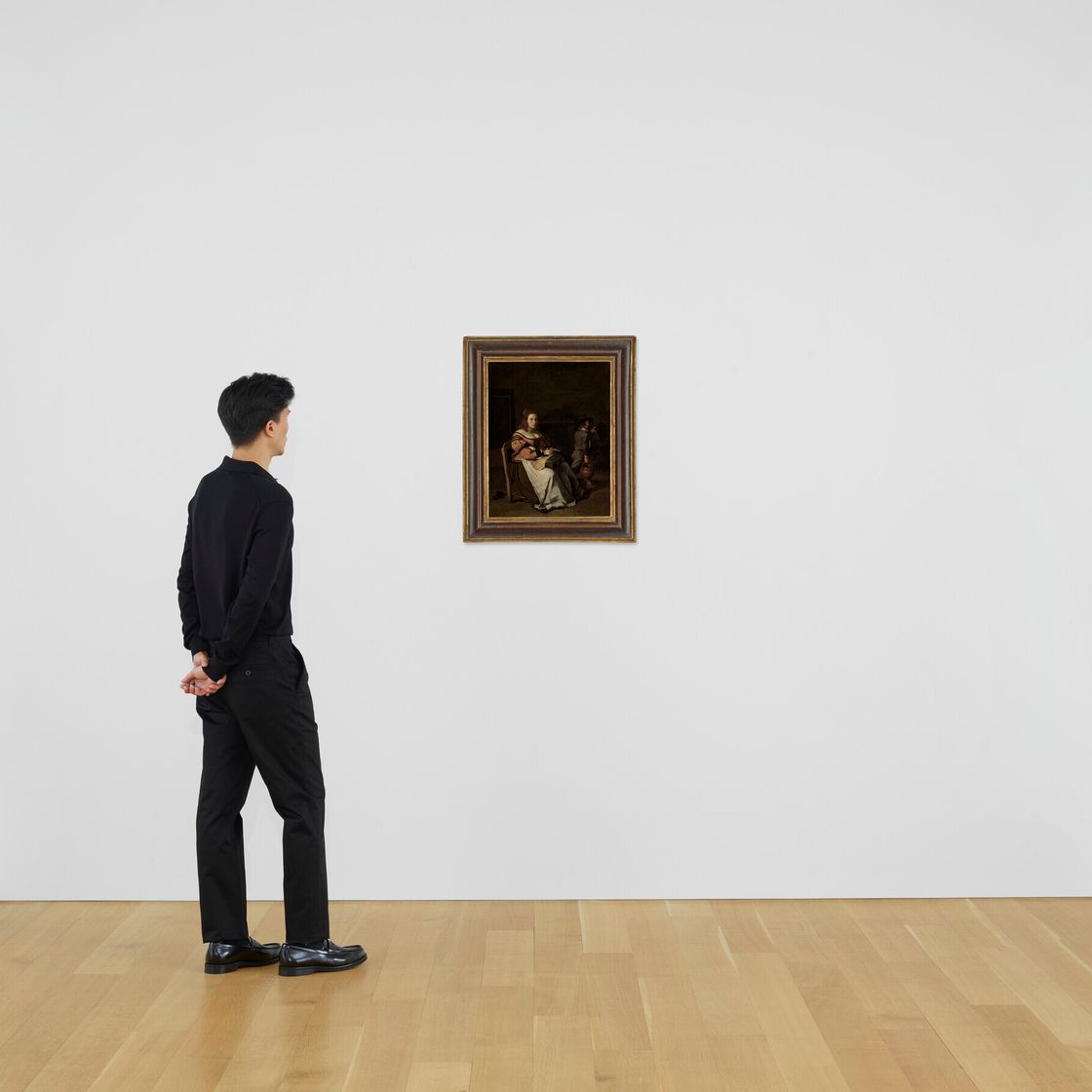 Michael Sweerts — Дама, шьющая кружева в интерьере, изображение 4