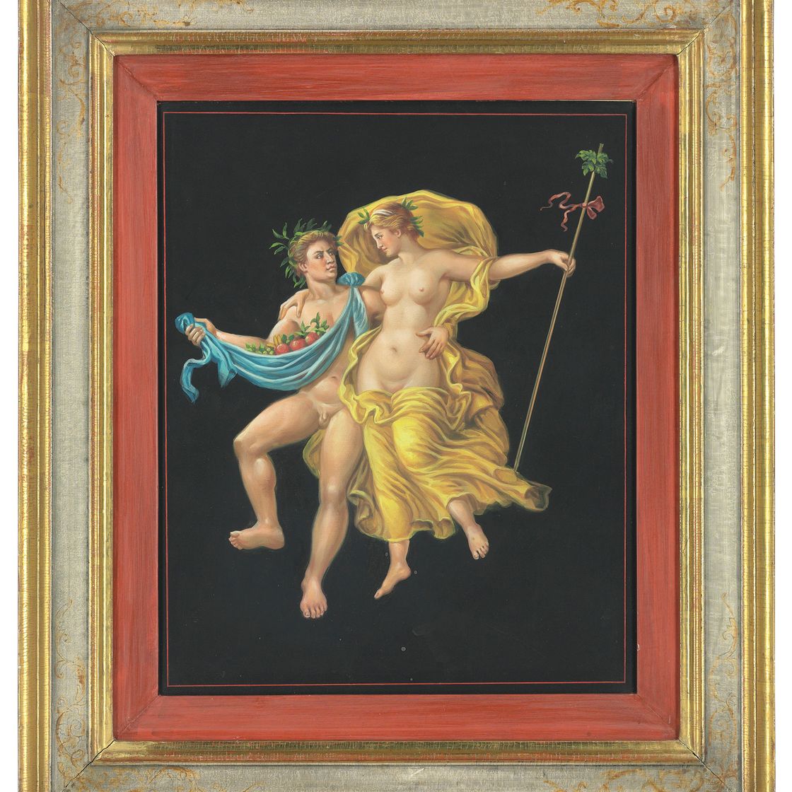 Michelangelo — Аллегорическая фигура верхом на кентавре со связанными руками; Аллегорическая фигура верхом на кентаврице; Женская фигура, кормящая мифологическое существо; и мифологическая пара в драпировках, изображение 5