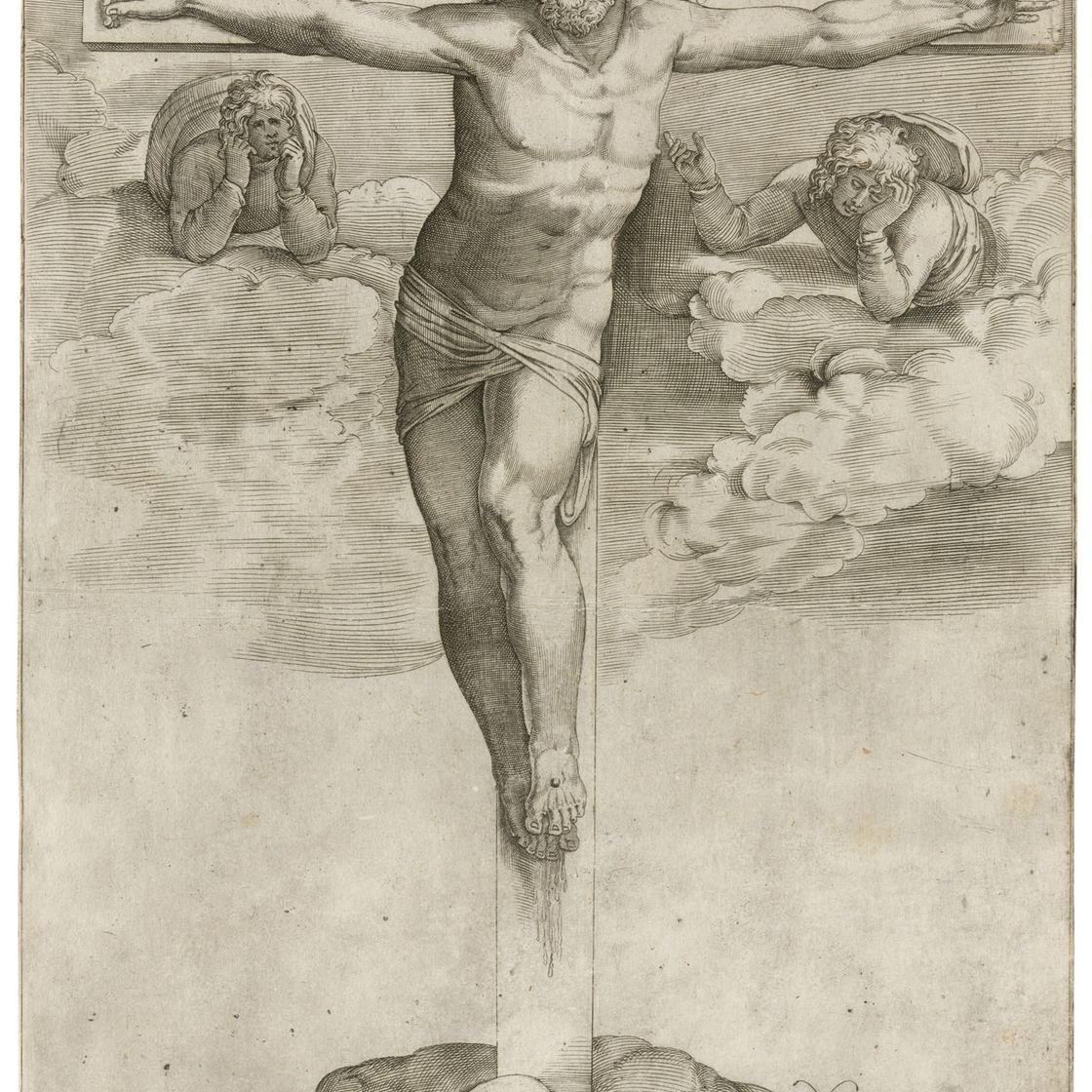 Michelangelo — Распятие на кресте