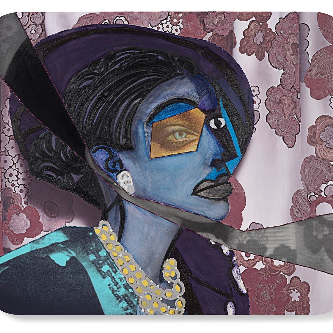 Mickalene Thomas — Портрет Алии, изображение 1