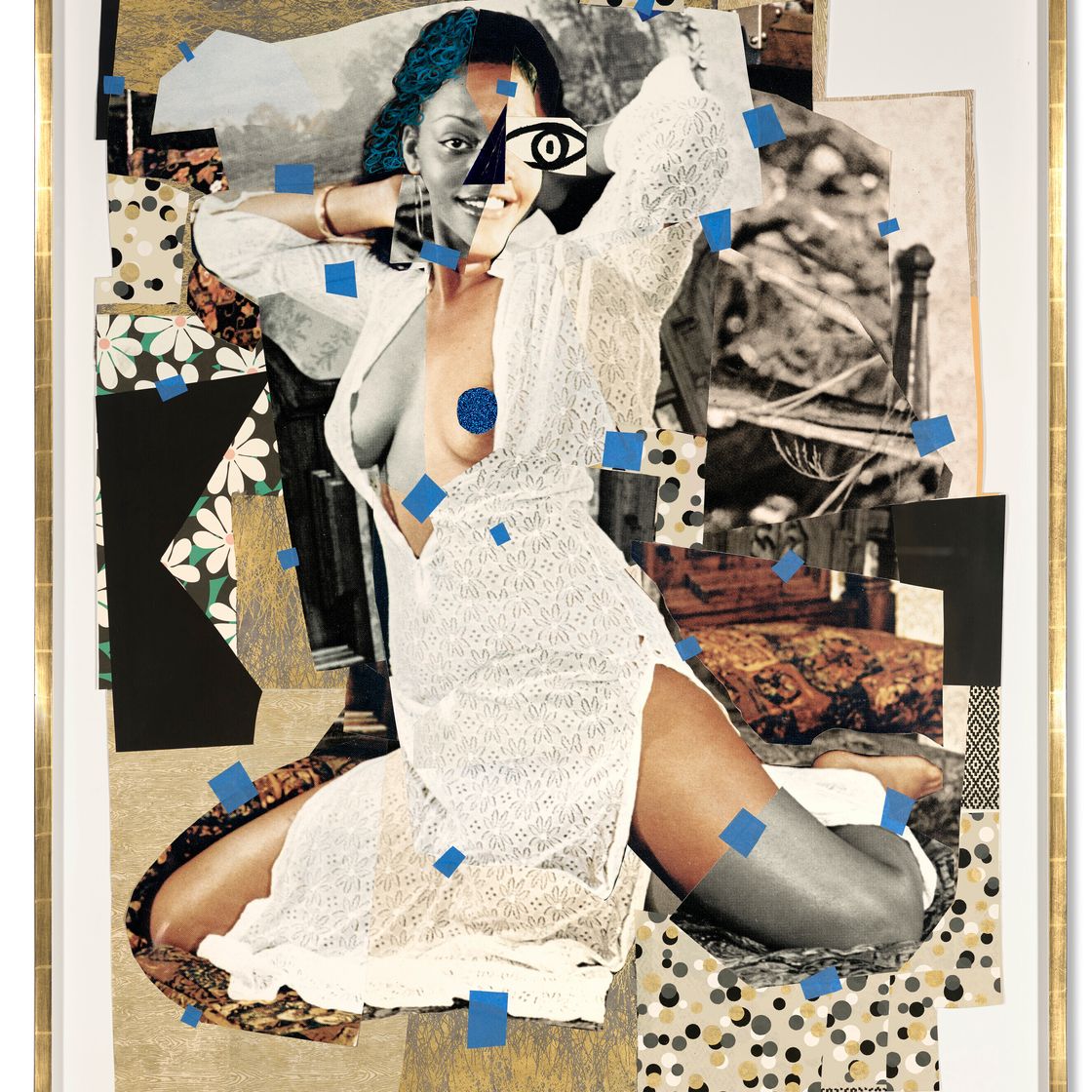 Mickalene Thomas — Реактивно-голубой №3, изображение 2