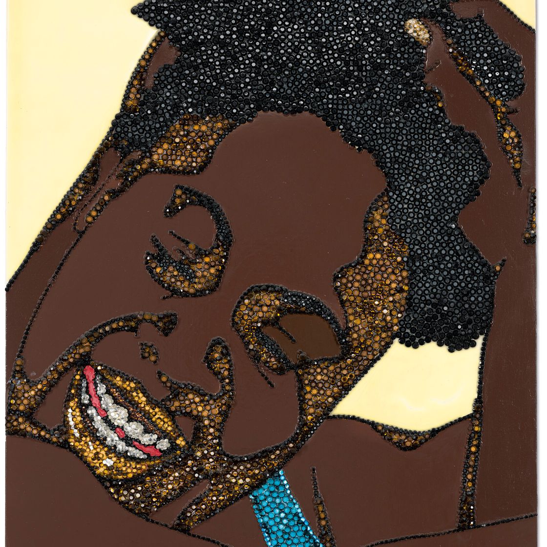 Mickalene Thomas — Портрет борца №9